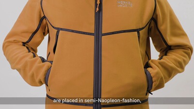 Damen Wendefleecejacke HELIX, Merkel Gear