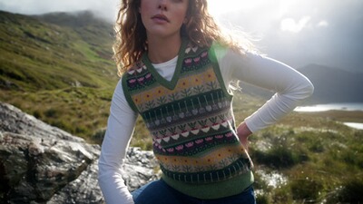 Jacquard-Pullunder, Brigitte von Schönfels