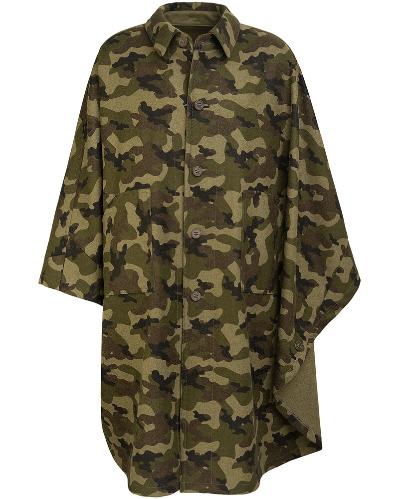 Camo-Wende-Lodenkotze Wetterfleck Prestige