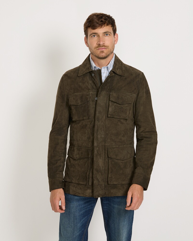 Leder-Fieldjacket, HIGHMOOR