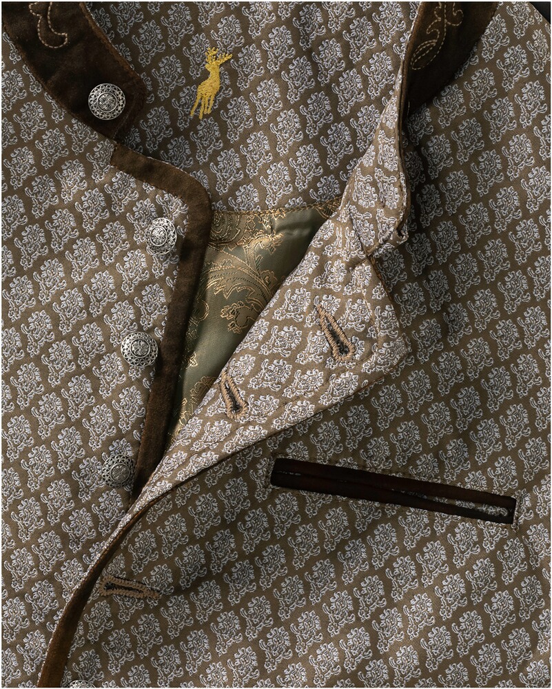 Jacquardweste, Almsach