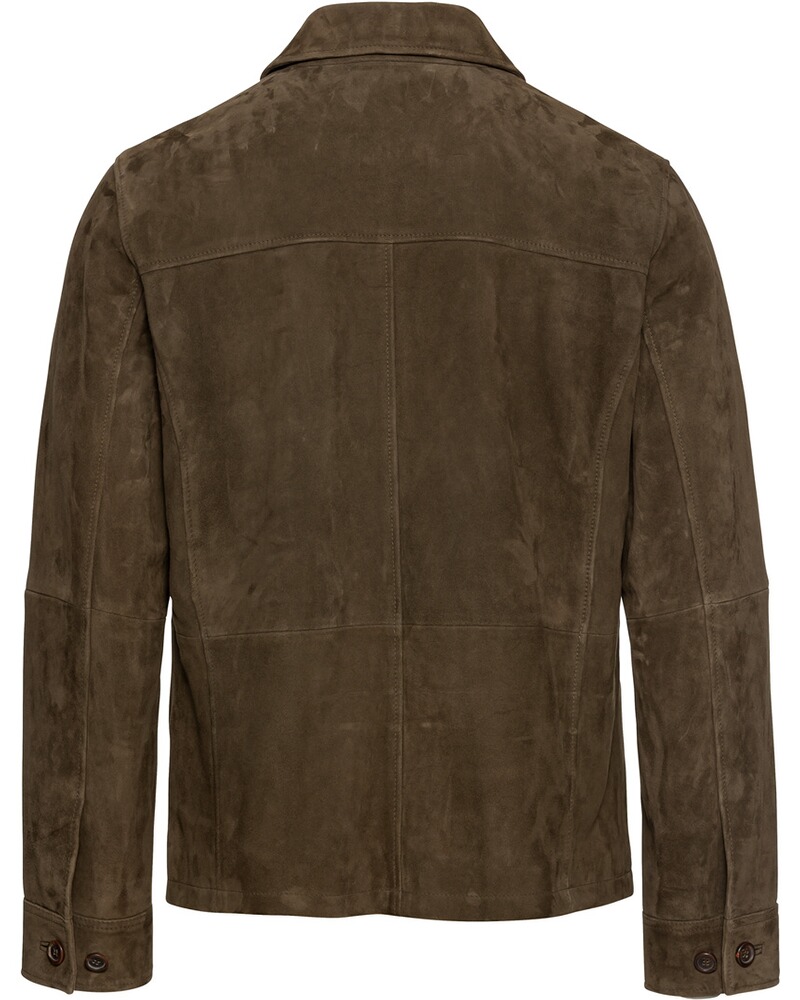 Lederjacke mit Zipper, HIGHMOOR