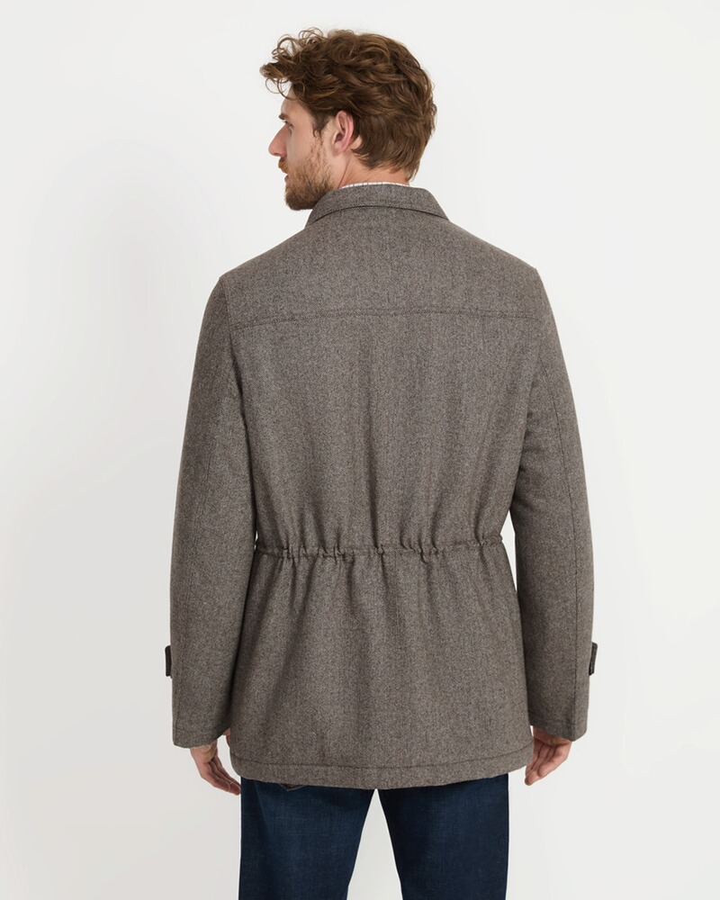 Fischgrat-Outdoorjacke, HIGHMOOR