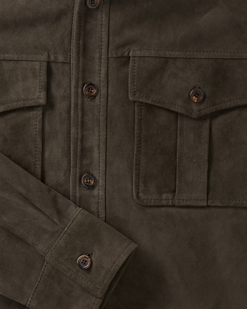 Leder-Overshirt, REITMAYER