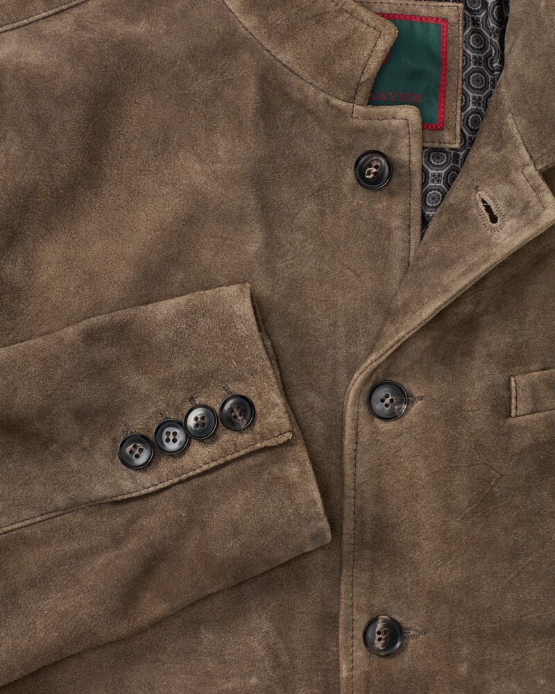 Lederjacke mit Stehkragen, REITMAYER