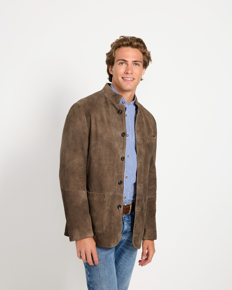 Lederjacke mit Stehkragen, REITMAYER