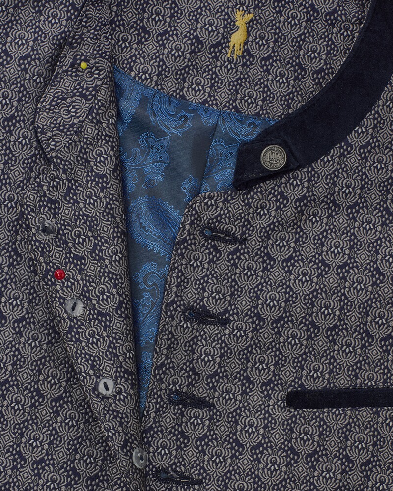 Jacquard-Weste, Almsach