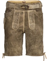 Kurze Lederhose mit Gürtel, Almsach