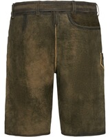 Kurze Lederhose mit Hirschkopf, Almsach