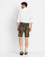 Kurze Lederhose mit Hirschkopf, Almsach