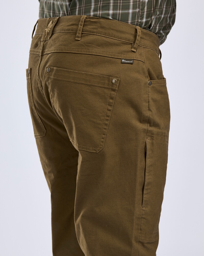 Hose Värnamo Vintage Canvas, Pinewood