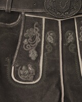 Kurze Lederhose mit Gürtel, Krüger Buam