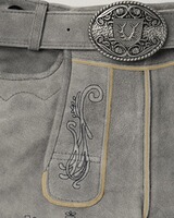Kurze Lederhose mit Gürtel, Krüger Buam