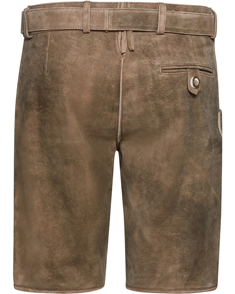 Kurze Lederhose mit Gürtel, Krüger Buam