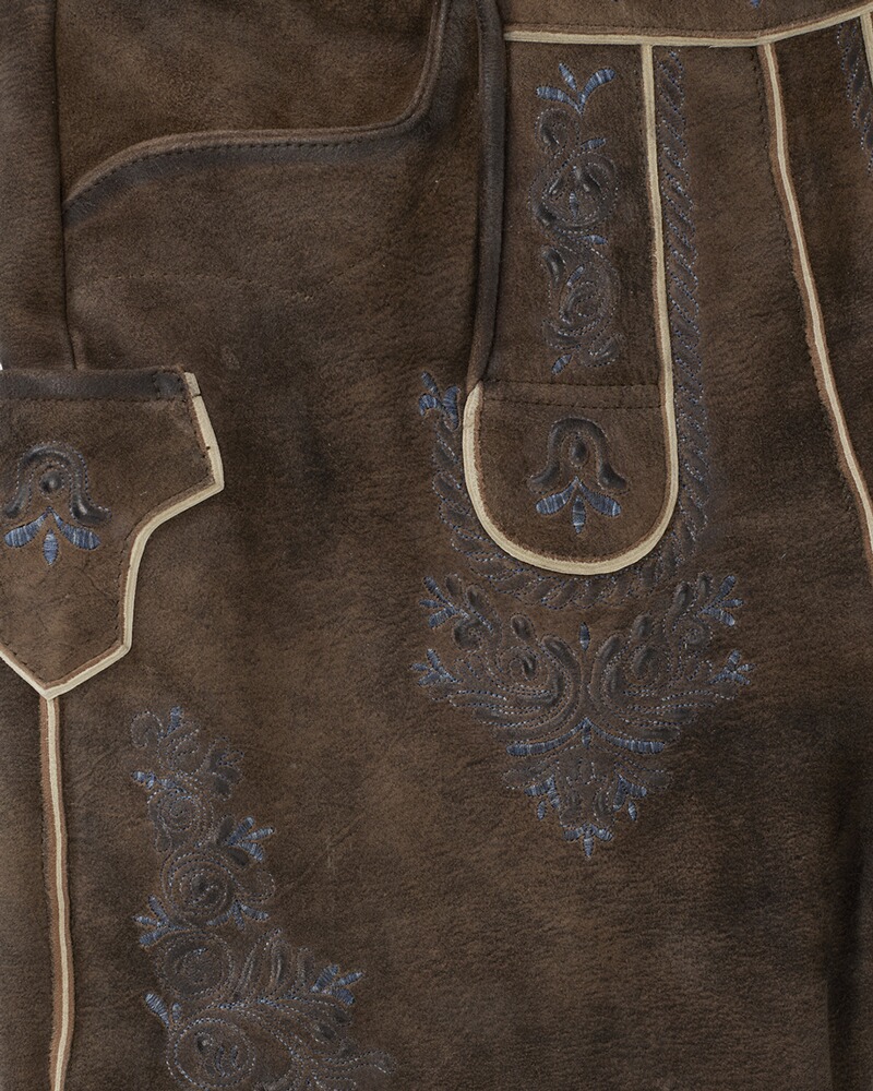 Kurze Lederhose mit Gürtel, Almsach
