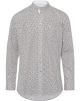 Stehkragenhemd Blumenprint, Almsach