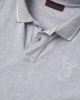 Piqué-Poloshirt mit Hirsch, REITMAYER