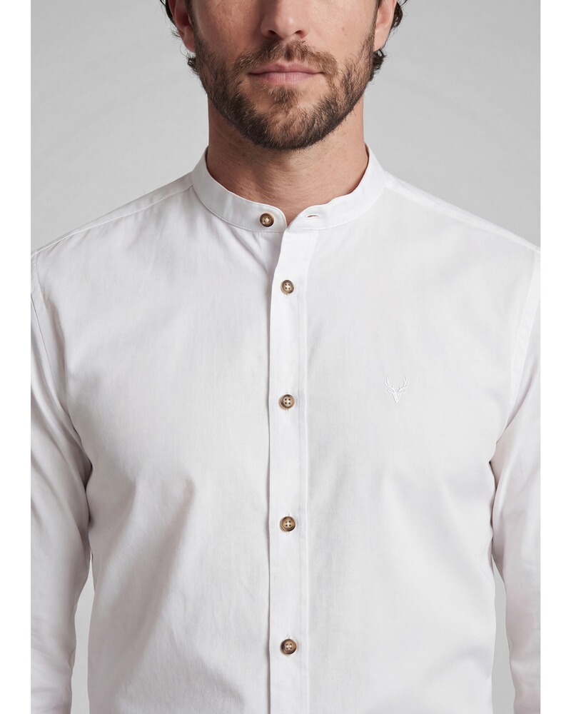 Slim Fit Stehkragenhemd Finsterau, Spieth & Wensky
