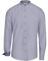 Stehkragenhemd Slim Fit, pure
