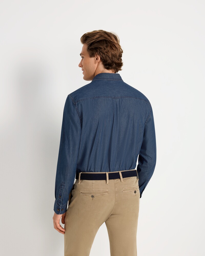 Jeanshemd mit Brusttaschen, HIGHMOOR