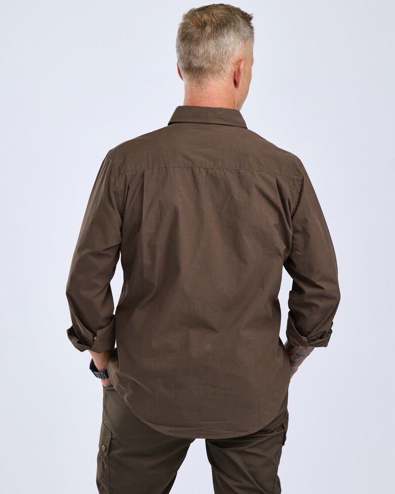 Hemd InsectSafe Poplin, Pinewood