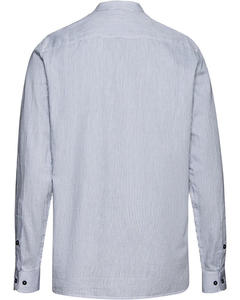 Stehkragen-Streifenhemd, Hammerschmid