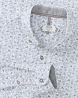 Trachtenhemd mit Hirschdruck, pure