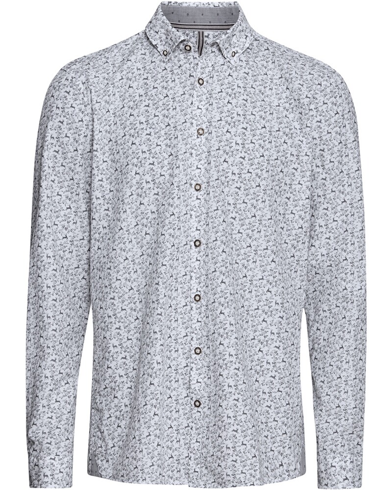 Trachtenhemd mit Hirschdruck