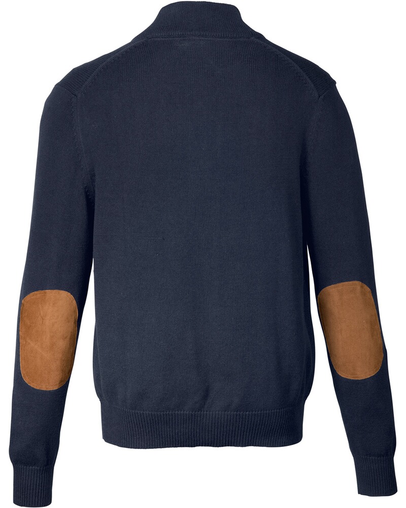 Cardigan mit Lederdetails, HIGHMOOR