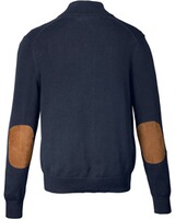 Cardigan mit Lederdetails, HIGHMOOR