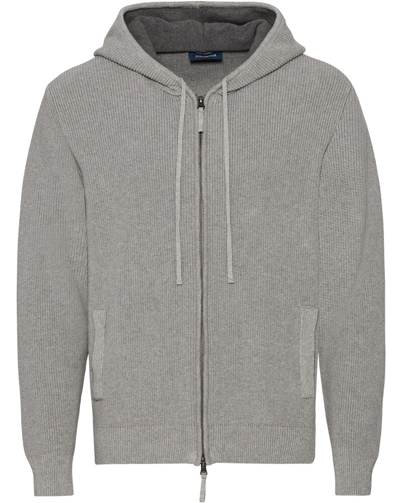 Kapuzenstrickjacke