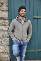 Kapuzenstrickjacke, HIGHMOOR