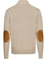 Cardigan mit Lederdetails, HIGHMOOR