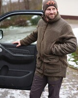 Faserpelzjacke Sherpa-Fleece, Blaser Outfits