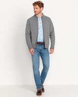 Strickjacke mit Zopfmuster, REITMAYER