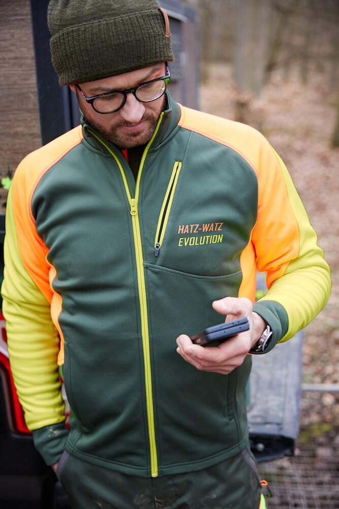 Powerstretch-Fleecejacke Hatz-Watz, Parforce Protective