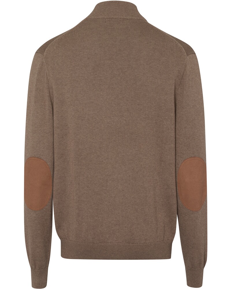Cardigan mit Lederdetails, HIGHMOOR