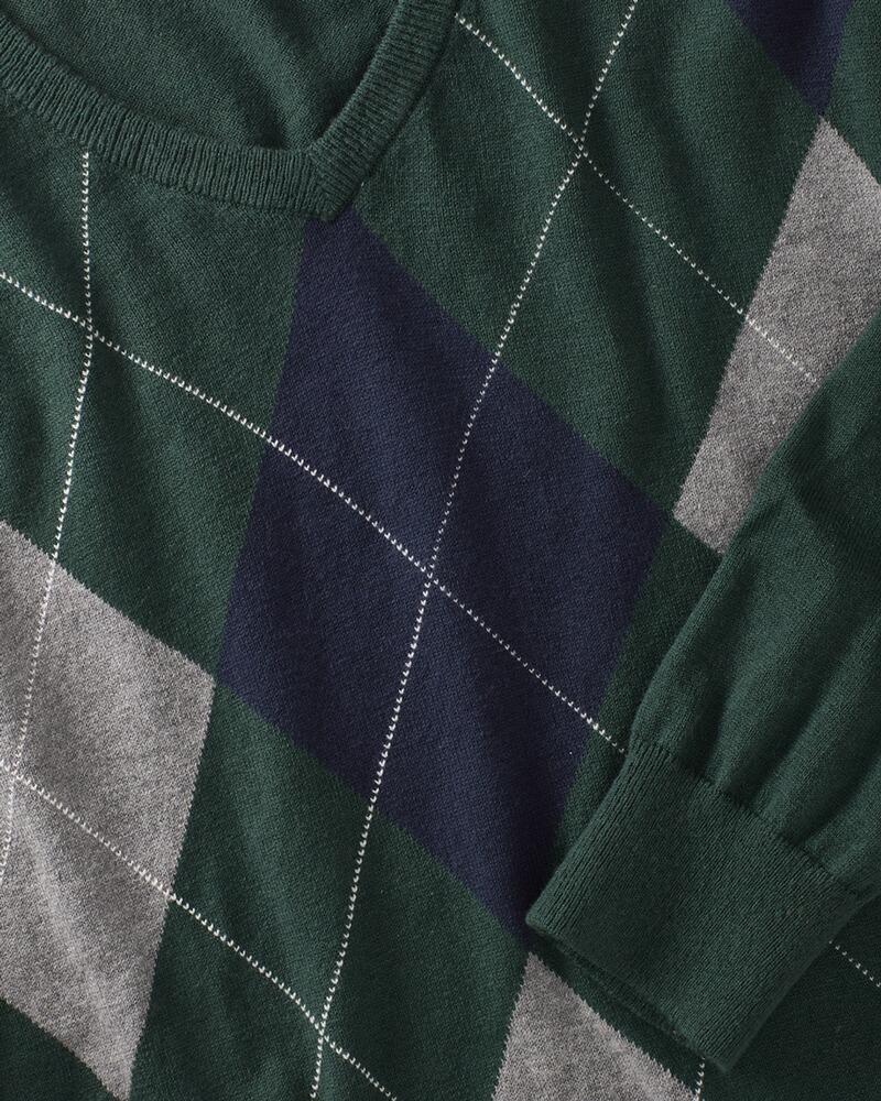 Argyle-Pullover, HIGHMOOR