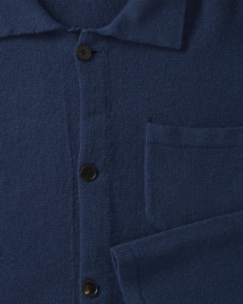 Strickjacke mit Hemdkragen, REITMAYER