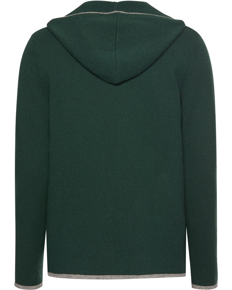 Kapuzenstrickjacke mit Zipper, REITMAYER