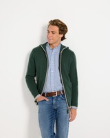 Kapuzenstrickjacke mit Zipper, REITMAYER