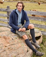 Kniestrumpf mit Umschlag, Luise Steiner