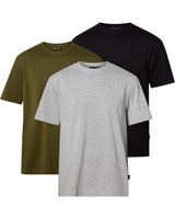 T-Shirts, 3er-Pack, Pinewood