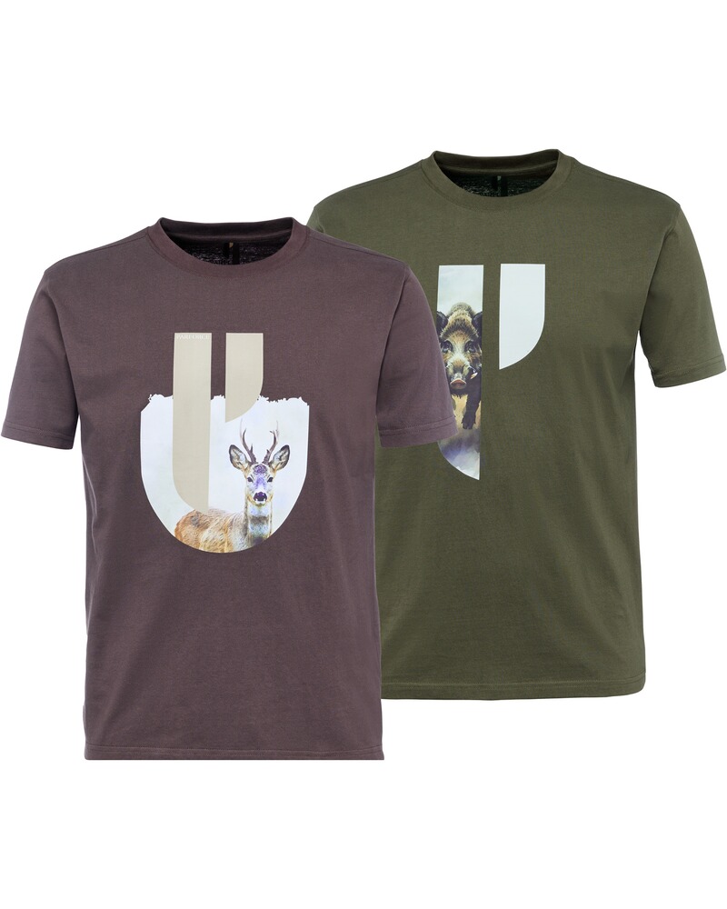 Doppelpack T-Shirts Boar+Buck, Parforce Essential