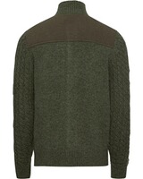 Zopfstrickjacke mit Kontrastdetails, REITMAYER
