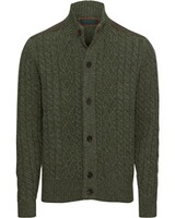 Zopfstrickjacke mit Kontrastdetails, REITMAYER
