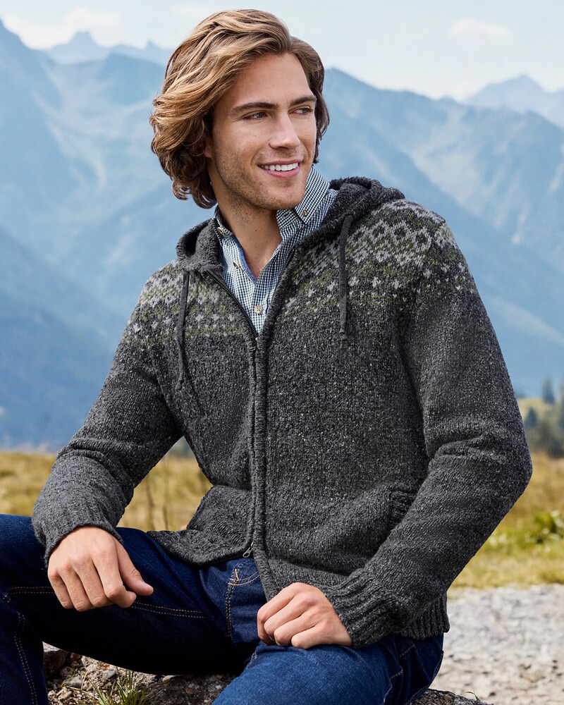 Jacquard-Strickjacke, REITMAYER