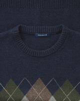 Argyle-Strickpullover, HIGHMOOR