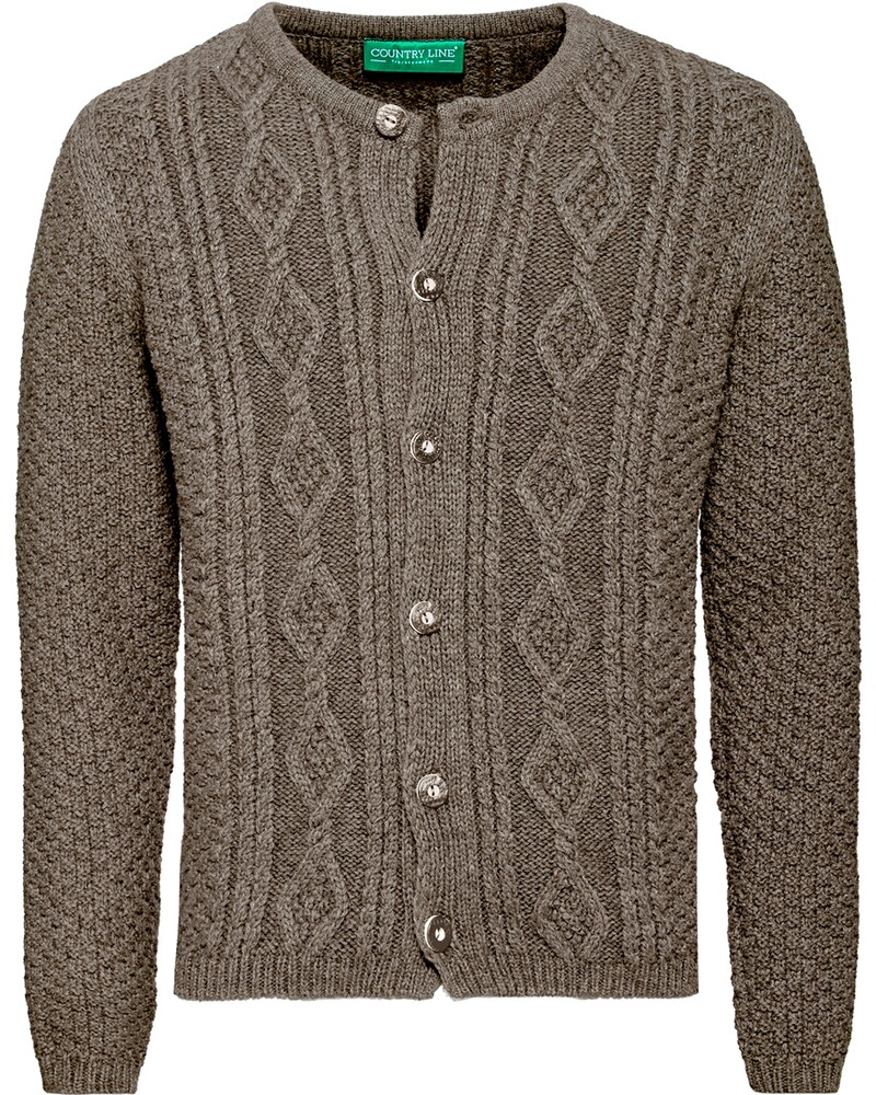 Zopfstrickjacke