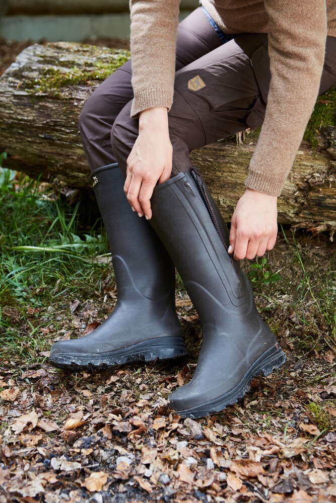 Gummistiefel mit Reissverschluss und Neoprenfutter, Parforce Essential